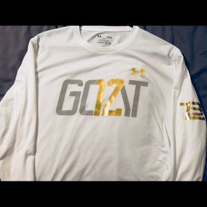 tom brady goat shirt under armour